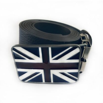 Vintage English Flag Metal Belt Buckle