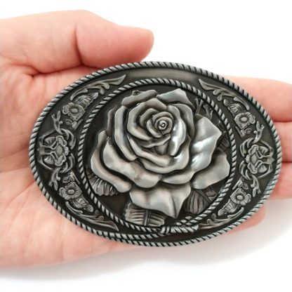 Romantic Rose Jeans Buckle